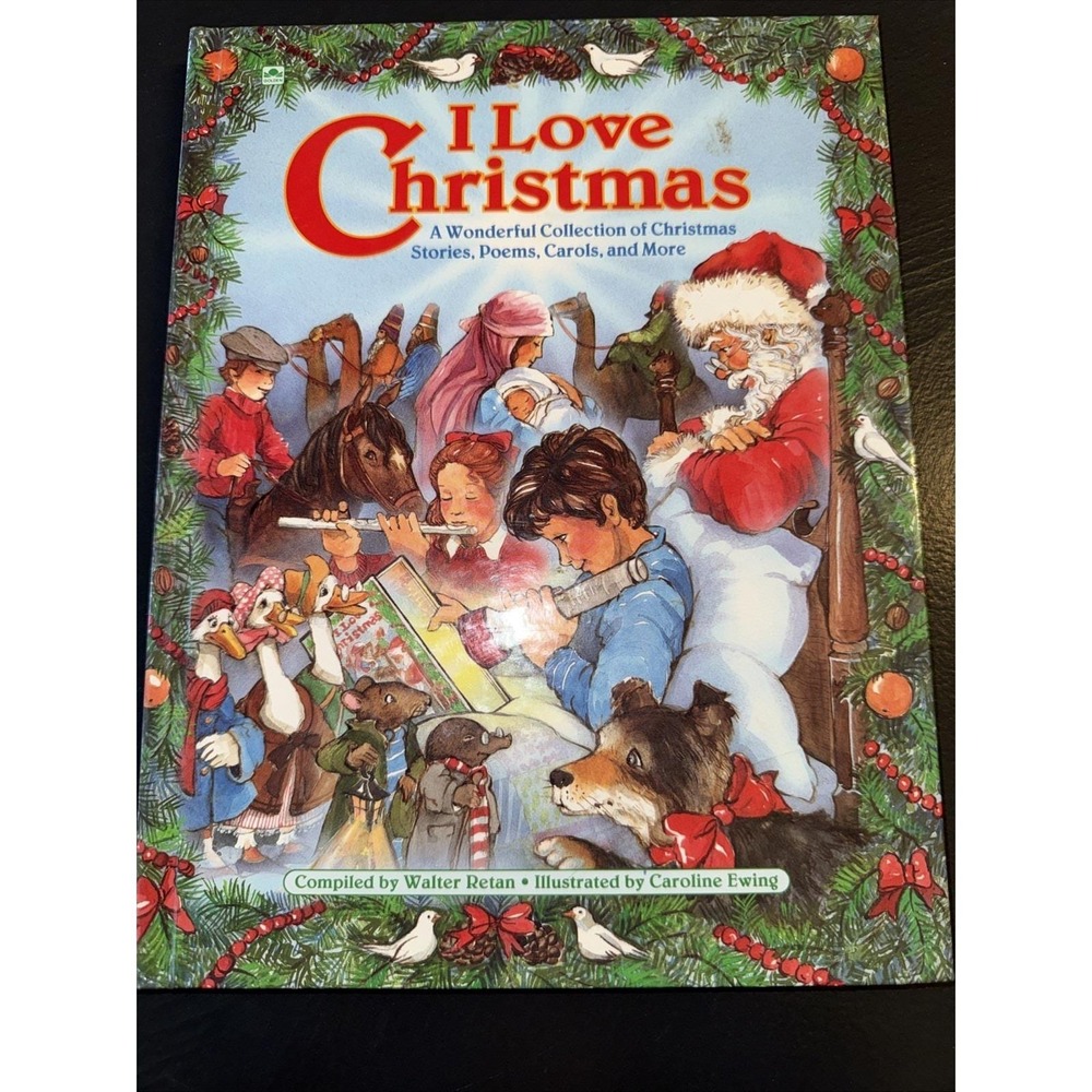 I Love Christmas‎ (Golden Book) Children's Book Hardcover (1992) Kids